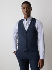 Essential Navy Suit Vest rw&co Limited Time Discount
