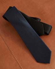 Skinny Dark Solid Tie rw&co Limited Time Discount