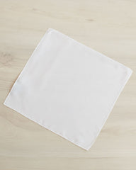 White pocket square rw&co Limited Time Discount