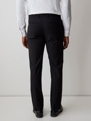 Essential Slim Fit Black Wool-Blend Suit Pant rw&co Exclusive Sale Price