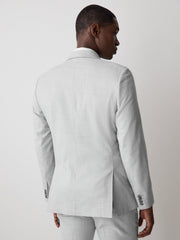 Essential Trailored Fit Light Grey Suit Blazer rw&co Special Offer