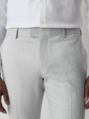 Essential Tailored Fit Light Grey Suit Pant rw&co Limited Time Discount