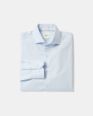 Slim Fit Solid Sateen Dress Shirt rw&co Limited Time Discount