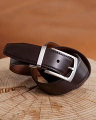 Reversible Belt with Classic Buckle rw&co On Sale