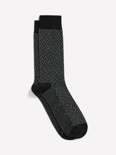 Dress Socks with Geometric Pattern rw&co Limited Time Discount
