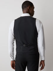 Black Suit Vest rw&co Special Promo Price