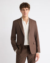 Slim Fit Brown Suit Blazer rw&co Exclusive Sale Price