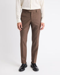Slim Fit Brown Suit Pant rw&co Great Value Deal
