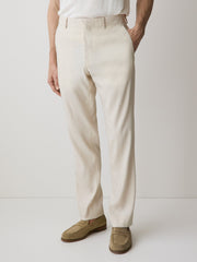 Tailored-Fit Linen Suit Pant rw&co Great Value Deal