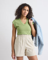 Classic-Fit Short-Sleeve V-Neck T-Shirt rw&co Great Value Deal
