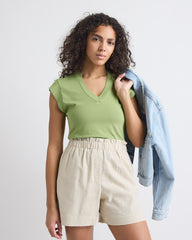 Classic-Fit Short-Sleeve V-Neck T-Shirt rw&co Great Value Deal