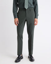 Slim Fit Dark Green Suit Pant rw&co Limited Time Discount