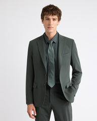 Slim Fit Dark Green Suit Blazer rw&co Great Value Deal