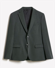 Slim Fit Dark Green Suit Blazer rw&co Great Value Deal