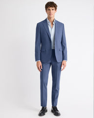 Slim Fit Blue Wool-Blend Suit Blazer rw&co Great Value Deal