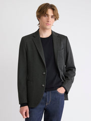 Slim-Fit Textured Knit Blazer rw&co Special Offer