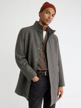 Classic Mock-Neck Heathered-Wool Coat with Dickey rw&co Great Value Deal