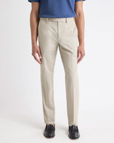 Beige Slim-Fit Wool-Blend Essential Pant rw&co Exclusive Sale Price