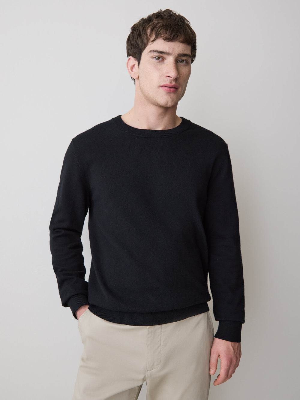 Long-Sleeve Crew-Neck Sweater rw&co Limited Time Discount