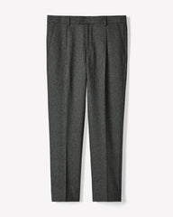 Pleated Tapered-Leg Tweed Suit Pant rw&co Limited Time Discount