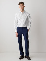 Regular Fit Solid Supima (R) Twill Dress Shirt rw&co Special Offer