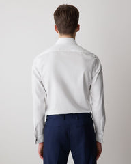 White Tailored Fit Tuxedo Shirt with French Cuffs rw&co Special Offer