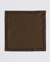 Solid Brown Handkerchief with Logo rw&co Special Offer