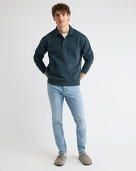 Fleece Long-Sleeve Polo rw&co Exclusive Sale Price