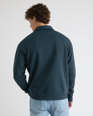 Fleece Long-Sleeve Polo rw&co Exclusive Sale Price