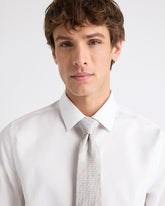 Wide Beige Textured Tie rw&co On Sale
