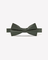 Green Textured Bow Tie rw&co Limited Time Discount