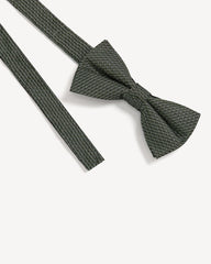 Green Textured Bow Tie rw&co Limited Time Discount