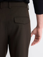 Tapered-Leg Pleated Dress Pant rw&co Special Offer