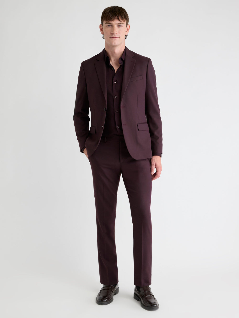Slim Fit Fig Suit Pant rw&co Limited Time Discount
