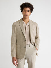 Slim-Fit Herringbone Blazer rw&co Great Value Deal