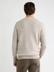 Long-Sleeve Crew-Neck Sweater with Neps rw&co On Sale