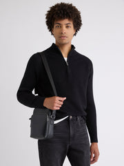 Long-Sleeve Quarter-Zip Mock-Neck Sweater rw&co On Sale