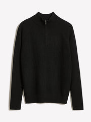 Long-Sleeve Quarter-Zip Mock-Neck Sweater rw&co On Sale