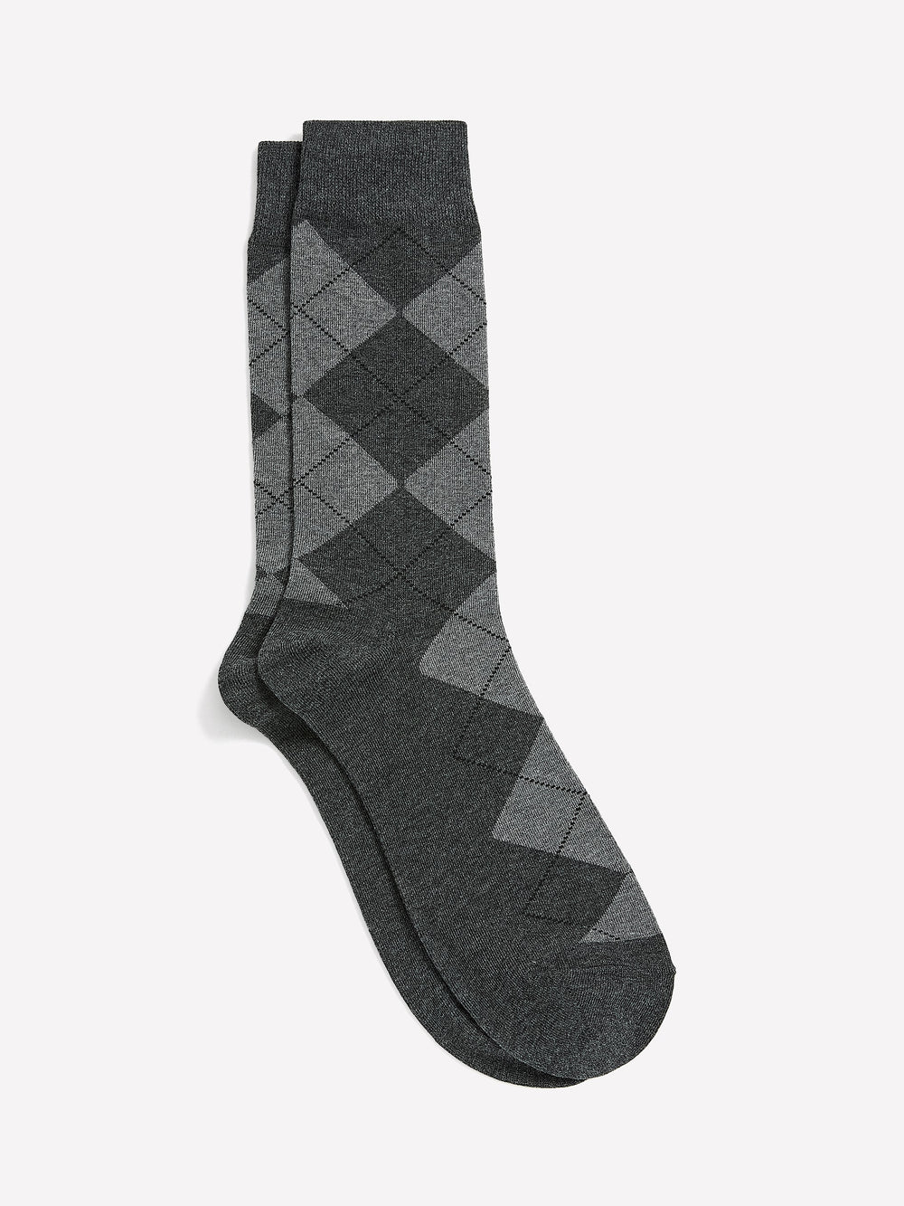 Grey Argyle Socks rw&co Limited Time Discount