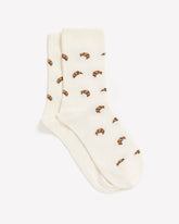 Crew Socks with Croissants rw&co Great Value Deal