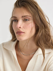 Double-Snake-Chain Necklace rw&co Limited Time Discount