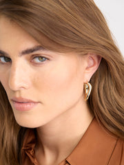 Sculptural Hoop Earrings rw&co Limited Time Discount