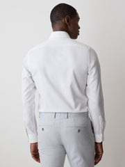 Slim Fit White Twill Dress Shirt rw&co Exclusive Sale Price