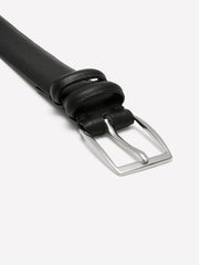 Leather Trouser Belt with Square Buckle rw&co Special Offer