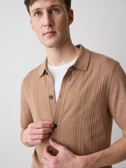 Merino-Wool Short-Sleeve Shirt Sweater rw&co Limited Time Discount
