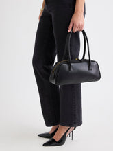 Faux Leather East-West Bag rw&co On Sale