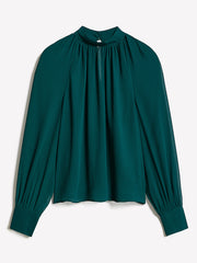 Long-Sleeve Chiffon Popover Blouse rw&co On Sale