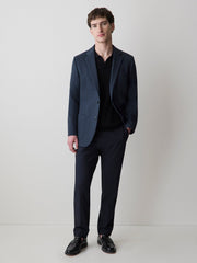 Slim Fit Knit Blazer rw&co Limited Time Discount