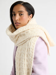 Cable-Knit Scarf rw&co Special Promo Price