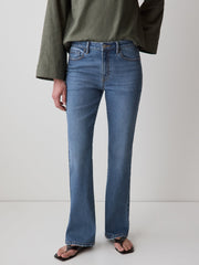 Mid-Rise Bootcut Jeans rw&co Limited Time Discount
